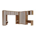 Ver imagem 3 de Guarda-Roupa Modulado 13 Peças 13 Portas Arani CabeCasa MadeiraOriginals