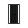 Porta Balcão 3 Folhas Veneziana 210x200 Preto Linha 25 - 2