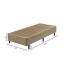 Ver imagem 3 de Sommier Solteiro Eco 88x188x40cm Bege Ecoflex