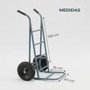Ver imagem 6 de Carrinho Armazém 300kg Roda com Rolete Metalpama