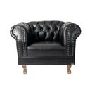 Ver imagem 2 de Conjunto c/ 2 Poltronas Chesterfield Duque Corano Preto / Decoração , Sala, Tv, Estar, Recepção, Bar