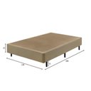 Ver imagem 3 de Sommier Casal Eco 128x188x40cm Bege Ecoflex