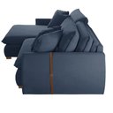 Ver imagem 3 de Sofá Cama Retrátil e Reclinável Inova 190 Cm Braço 15 Cm Meu Sofá Online