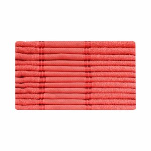 Kit 12 Toalhas Lavabo Rekint Perfeito Estilo Vermelho