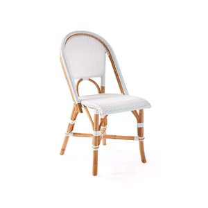 Cadeira em Fibra Sintética Serena Branco - Bamboo Style
