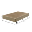 Ver imagem 3 de Sommier Casal Eco Liso 138x198x40cm Bege Ecoflex