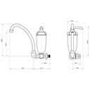 Ver imagem 6 de Torneira Purificador Água Acqua Bella Parede Lorenzetti