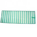 Ver imagem 1 de Esteira de praia listrada verde e branca 170cm