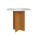 Ver imagem 5 de Conjunto Sala de Jantar 1 Mesa 4 Cadeiras Malta Amarelo/Freijó/Off White/Preto
