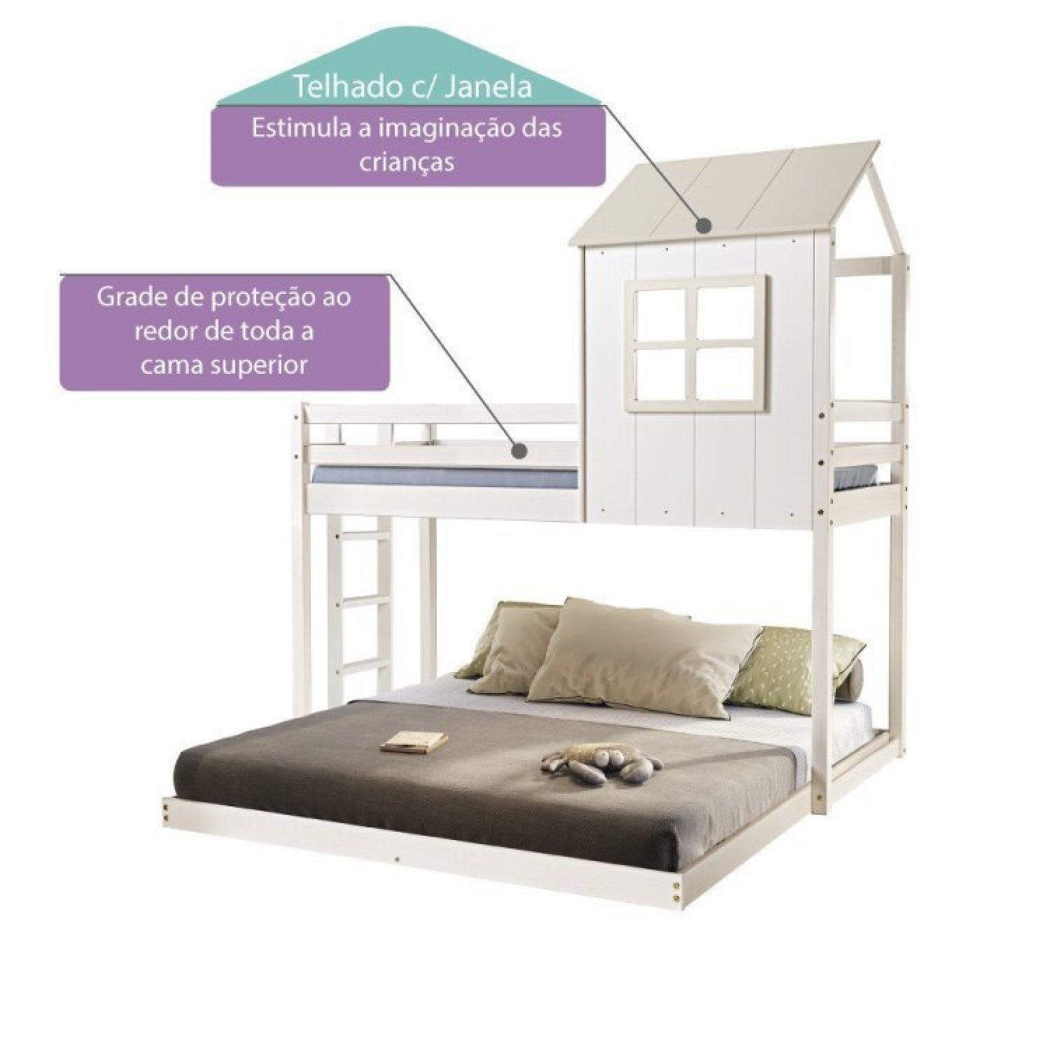 Beliche Queen Montessoriano Cabana Family Casatema - 4
