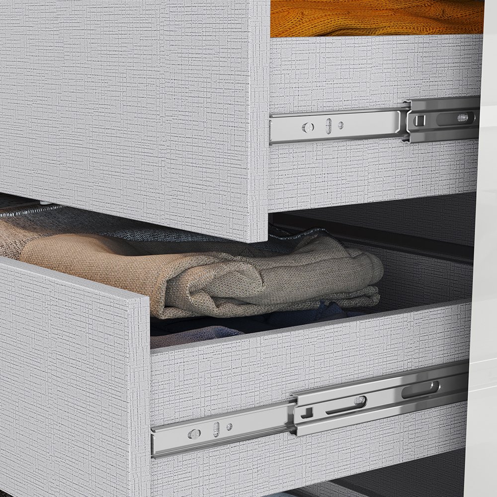 Guarda Roupa 3 Portas 4 Gavetas Serenity Yescasa - 7
