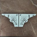 Ver imagem 3 de Par Mãos Francesas Brancas em Aço 20cm 4x4 Life Style Jipeiro Decorativas Zarg