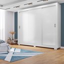 Ver imagem 1 de Guarda Roupa 3 Portas 4 Gavetas Com Pés Serenity Yescasa
