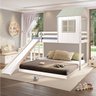 Beliche Queen Montessoriano Cabana Family com Escorregador Casatema MadeiraOriginals - 1