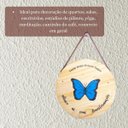 Ver imagem 4 de Quadro Decorativo Madeira Pinus Vários Modelos 28x28 Parede Cor:borboletanatural