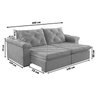 Sofá Retrátil 2 Lugares 202cm Astor 2137 - 3