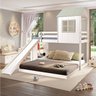 Beliche Queen Montessoriano Cabana Family com Escorregador e Estante Casatema MadeiraOriginals - 1