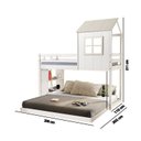 Ver imagem 6 de Beliche Solteiro Queen Montessoriano Cabana com Escorregador e Estante Casatema MadeiraOriginals