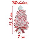 Ver imagem 2 de Kit 2 Enfeite Pendente para Árvore de Natal Pinheirinho 13,5cm