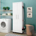 Ver imagem 2 de Armário Multiuso 2 Portas Bologna Q01 Branco - ADJ Decor