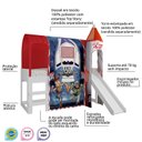 Ver imagem 5 de Cama com Escorregador Joy e Dossel Barraca Toy Story Disney com 1 Torre Pura Magia