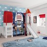Cama com Escorregador Joy e Dossel Barraca Toy Story Disney com 1 Torre Pura Magia - 1