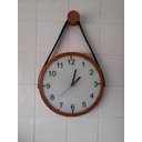 Ver imagem 2 de Relógio Adnet Cobre Alça Preta Numérico 30 cm Pino Pendurar