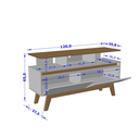 Ver imagem 6 de Rack Rubi 1.2 Naturalle/off White – Bechara