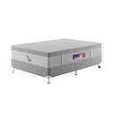 Ver imagem 1 de Cama Box Casal Bio Ciel Spubio Incofal Cinza 138x188x57cm