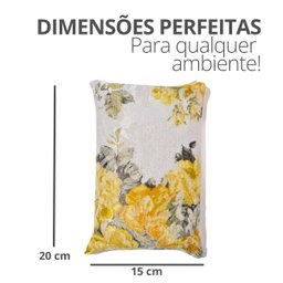 Peso de Porta Decorativo Almofada 1kg Estampa Provence Gold - 4