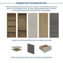 Ver imagem 5 de Guarda Roupa Modular 45cm x 120cm Frame Yescasa