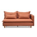 Ver imagem 3 de Sofá Modular 2 Lugares Braço Lateral com Pé Madeira Sôma CabeCasa MadeiraOriginals Marrom Mocha Mous