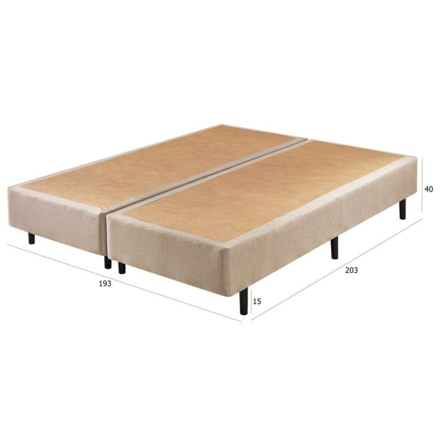 Somiê ECO Paglia Liso King 193x203x40cm  - 2