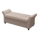 Ver imagem 6 de Puff Baú 140cm Charles Linho Bege - Sallar Home
