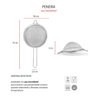 Peneira Inox Cabo Aço Cozinha Confeitaria 18cm - 2