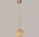 Ver imagem 5 de Lustre Pendente Led 3w Globo Lichia Vidro G9 Multicor Bivolt