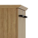 Ver imagem 7 de Conjunto 3 Peças 2 Armários com Portas e Nicho e 1 Balcão com 2 Portas e Chave Espresso Móveis Marro