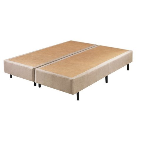 Somiê Eco Paglia Liso Queen 158x198x40cm Bege Ecoflex