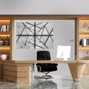 Ver imagem 1 de Quadro Canvas Treliças 50x70