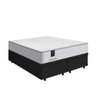 Cama Box com Baú Super King Preta + Colchão de Molas Ensacadas - Lucas Home - Comfort Size 193cm - 4