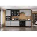 Ver imagem 1 de Cozinha Completa Itatiaia Lumina 350cm em Madeira Mdf Cinamomo/fendi