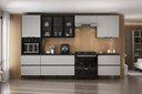 Ver imagem 1 de Cozinha Completa Itatiaia Lumina 350cm em Madeira Mdf Cinamomo/fendi