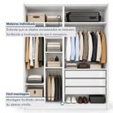 Ver mais imagens de Guarda Roupa Solteiro 4 Portas 3 Gavetas 164cm 100% MDF Imperiale Premium