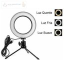 Ver imagem 2 de Iluminador Led Ring Light 6 Polegadas 16cm Excelente Luz