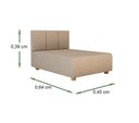 Ver imagem 3 de Cama Box Pet Para Cachorro E Gato 64X45X39:Bege