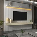 Ver imagem 2 de Estante Home Ripada para TV até 84 Polegadas com LED Nobre 230cm