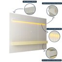 Ver imagem 5 de Estante Home Ripada para TV até 84 Polegadas com LED Nobre 230cm