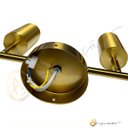 Ver imagem 4 de Luminária de Teto Spot Duplo Orientável Sobrepor Gu10 Alumínio Dourado Moderno Sala Cozinha Gourmet