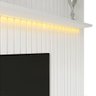 Rack com Painel Ripado para TV até 84 Polegadas LED 3 Gavetas com Rodízios 230cm Gelius Naturale - 4