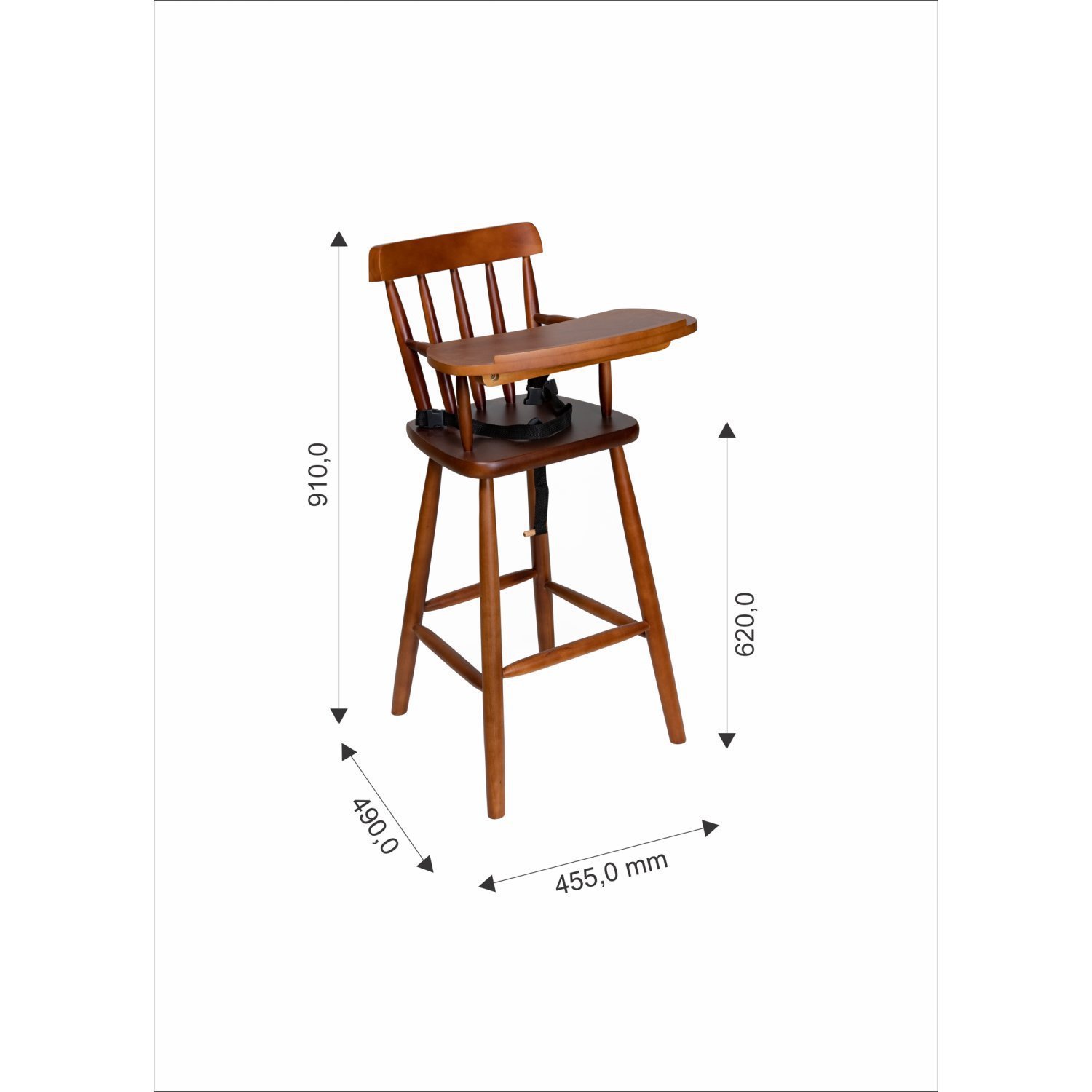 Cadeira para Sala de Jantar Refeição Nozes Deiss - 3